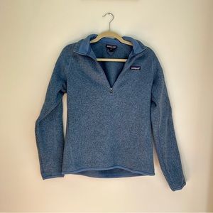 Blue Patagonia Quarter Zip Fleece